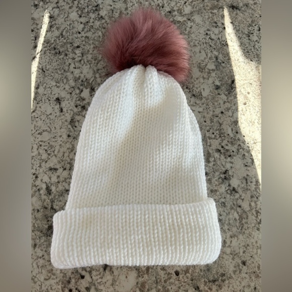 Handmade knit Winter Hat - Reversible